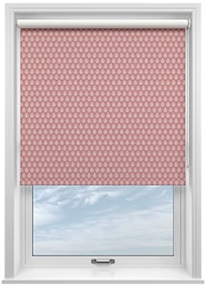 Emily Bond Jaipur, Raspberry - Twist&Fit Roller Blind
